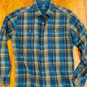 KUHL Fugitive Flannel: Mens Large Long Sleeve